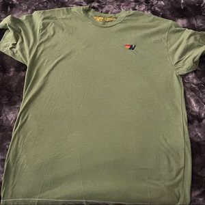 AVIATOR NATION CREW TEE JUNGLE GREEN SIZE XL UNISEX
